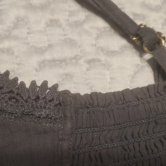 NEW  FREE PEOPLE  TALLULAH SMOCKED BACK  LACE BRALETTE - Picture 7 of 9